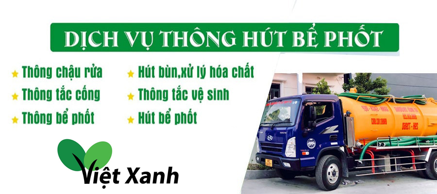 Lý do chọn dịch vụ hút bể phốt tại Bắc Giang của Việt Xanh